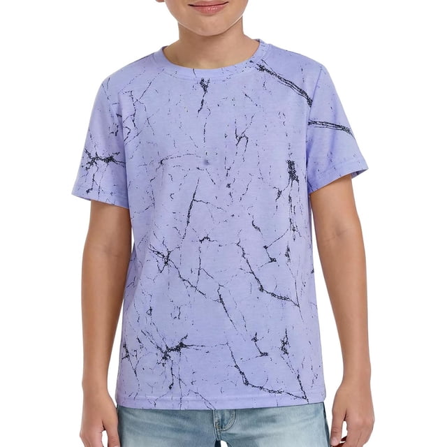 Chandail Garçons Col Rond T-Shirts Graphiques Enfants T-Shirts Enfants Vêtements Filles 8-9 Ans