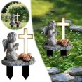 thumbnail image 1 of Angel Design 2D Acrylic Card Slot For Outdoor Garden And Yard Art Sign Holder Lighted Numbers Sign Address Signs for Reflective Outdoor Address without Numbers Solar Address Numbers for Metal Small, 1 of 3