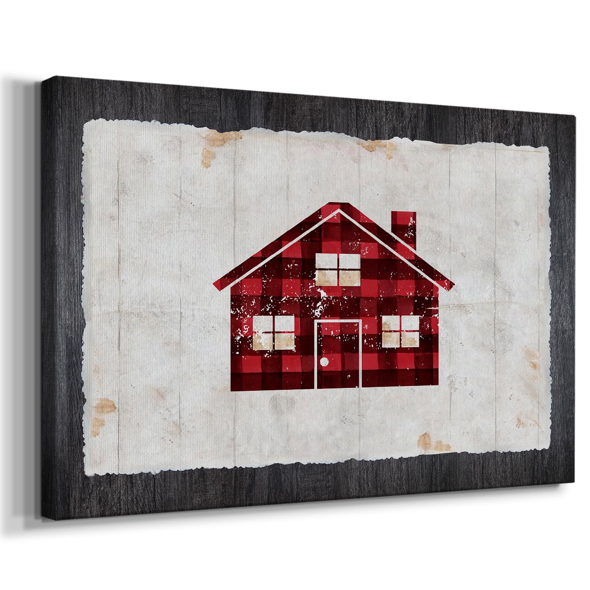 Checkered House- Gallery Wrapped Canvas