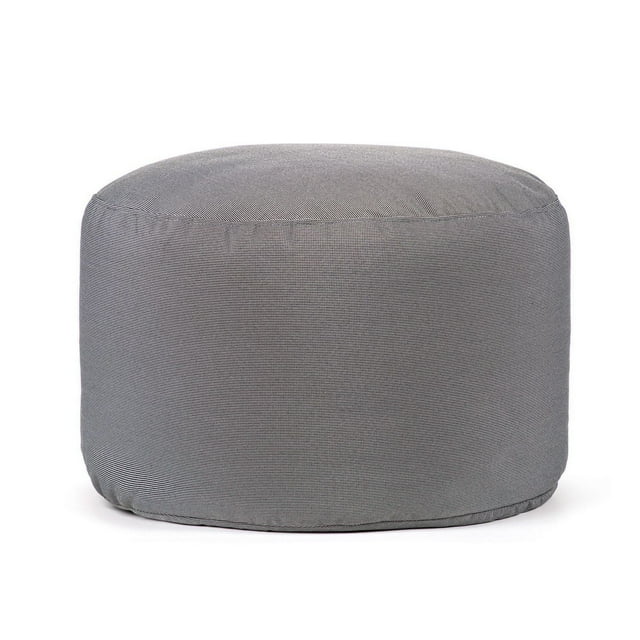Pouf intérieur/extérieur Gouchee Home Soleil – Pouf charbon hydrofuge rembourré de billes de polystyrène, léger et résistant, pour terrasse, balcon ou salon