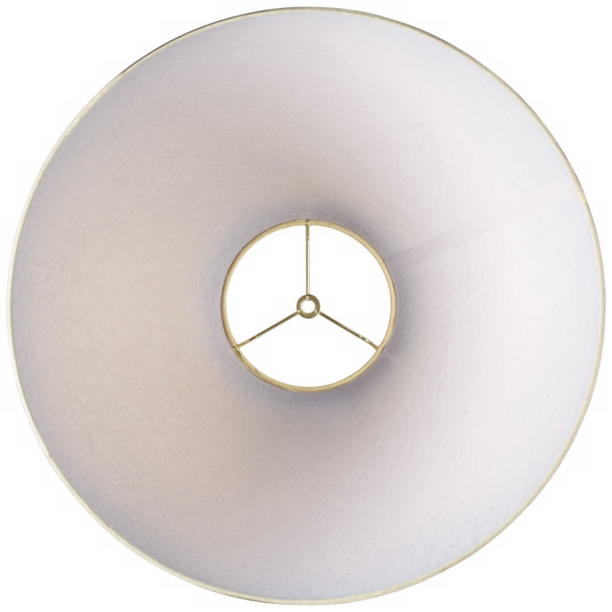 Springcrest Distressed Faux Paper Large Lamp Shade 6" Top x 19" Bottom x 12" Slant x 10.25" High (Spider) Replacement with Harp and Finial