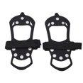 thumbnail image 2 of Accesorio antideslizante para zapatos de nieve, 2 piezas / juego Crampones de 10 dientes Pinza para zapatos para escalar en hielo Dientes Crampones de dientes Cubierta para zapatos Estándares líderes en la industria, 2 of 8