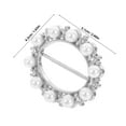 thumbnail image 4 of Shisuyan Scarf Accessories Rings Silver Zinc Alloy 2Pcs 2.05X1.65X0.28In, 4 of 8