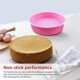 thumbnail image 2 of Toystoory Molde para pasteles de panadería, molde de silicona resistente a altas temperaturas antiadherente, herramienta para hornear Utensilios de cocina Rosa 8 pulgadas, 2 of 6