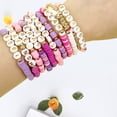 thumbnail image 4 of 11/14 PCS Pulseras coloridas de amistad con pulsera Bead Bead Beats Set Beads Peads Bracelet para adolescentes Fans de amantes de la música, 4 of 7