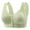 Green, variant on Daisy Bras For Older Women Front Closure Push Up Bra No Underwire Front Opening Bra With Snaps Breathable Bras Yoga Plus Size Underwear Green XL（40/90）