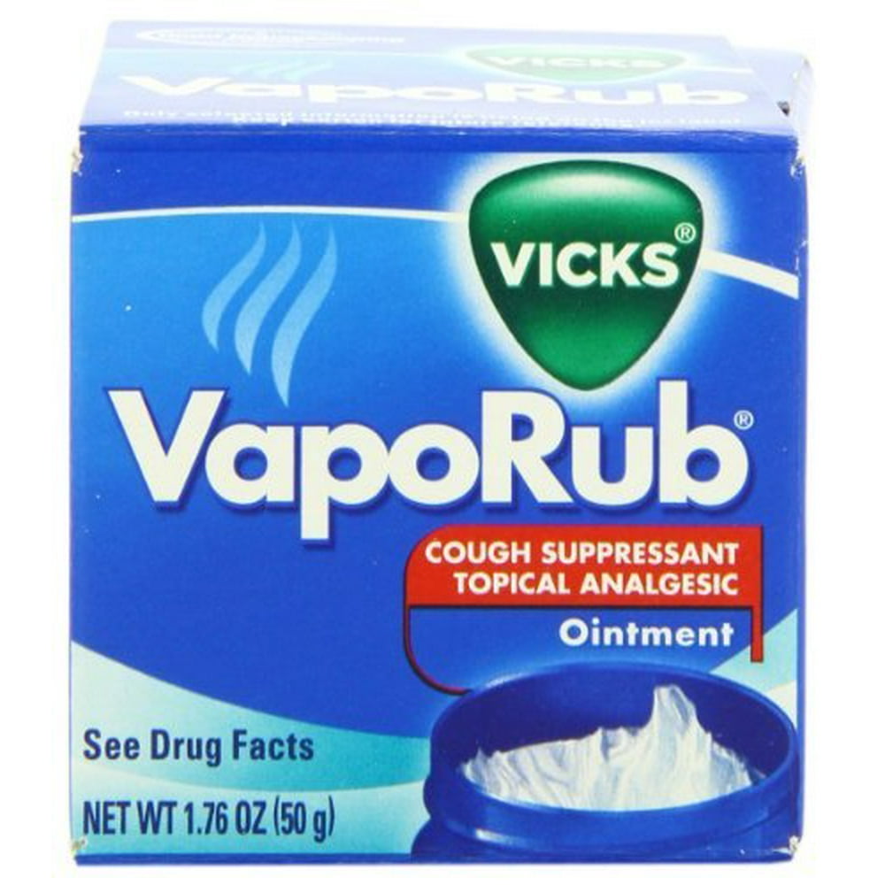 Vicks VapoRub Topical Cough Suppressant Ointment 1.76 oz Walmart