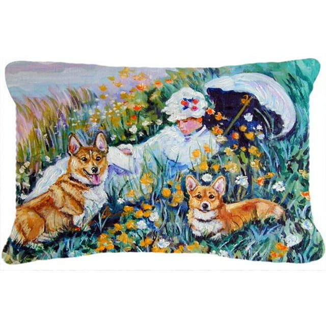 Corgi Classics Fabric Decorative Pillow