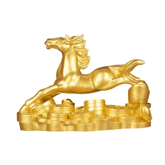 Figura de caballo, estatua de caballo, bendición del zodiaco moderna, recuerdo Feng Shui, caballo A