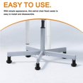 thumbnail image 4 of 5 Pièces Chaise Pivotante Roulette Fixe Chaises Tournantes Jambes Nylon Arrêt Roue Modification Réparation Accessoire Home Bar, 4 of 8