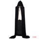 thumbnail image 2 of Disfraces de Halloween, mujeres, hombres, capa elegante, con capucha, bruja adulta, capas largas negras para fiestas navideñas, capas con capucha kenally JR0584-06B, 2 of 3