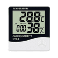 thumbnail image 1 of Termómetro electrónico de alta precisión Pantalla digital Mini temperatura Reloj despertador Termómetro, 1 of 5