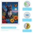 thumbnail image 3 of Diamond Art Kits for Adults, French Bulldog In Vibrant Flower Meadow 5D Diamond Painting Kits for Adults Beginners, DIY Full Drill Diamond Painting, Gem Art and Crafts 12x16, 3 of 7
