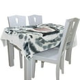 thumbnail image 2 of EREHome Nappe Tigre Blanc 60x104 Pouces, 2 of 4
