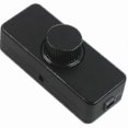 thumbnail image 1 of Dimmable LED Rotary Switch, Compatible with LED Bulbs & Halogen Lamps, 220-240V CE Certified Black Dimmer, 1 of 5