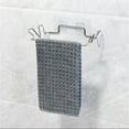 thumbnail image 4 of Stainless Steel Trash Bag Holder, Hanging Trash Can Rack for Cabinets/Door/Cupboards/Wall, Plastic Bag Holder with Adhesive Wall Sticker, Kitchen Under Sink Dishcloth Rack, 4 of 4