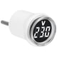 thumbnail image 1 of Probador voltaje Monitor voltímetro Circular AC 50-500V pantalla Digital LED enchufe la UE, 1 of 9