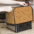 thumbnail image 2 of Toaster Covers 2 Slice, Mottled Hummingbird Waterproof Bread Machine Cover Fits for Standard 2 Slice Toasters, Home Decor Toaster Protection with Hanging Rope, 2 of 7