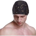 thumbnail image 2 of FYBTO Swimming Cap Mystical Constellation Space Stars and Cat Dooddle Unisex Adult FYBTO Polyester, 2 of 4