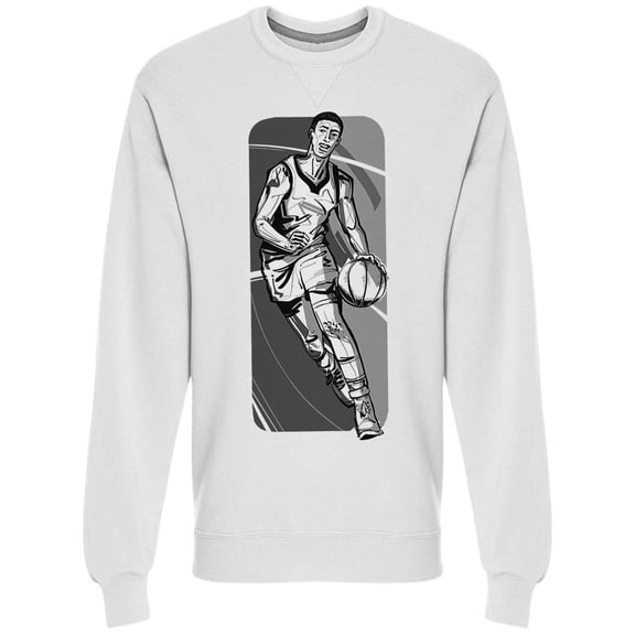 Sketch Player Basketball Sweatshirt Men's -Image by Shutterstock