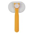 thumbnail image 1 of Greeniant Peine para el cuidado de gatos, profesional, seguro, sencillo, para el cuidado de la piel, cepillos para el pelo, cepillo de limpieza, Aseo de mascotas blanco y naranja Greeniant PT004814-02, 1 of 6