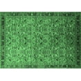 thumbnail image 1 of Ahgly Company Indoor Rectangle Oriental Emerald Green Industrial Area Rugs, 5' x 7', 1 of 4