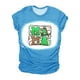 thumbnail image 1 of Mujeres Casual Béisbol Mamá Tie-dyed Impreso Manga corta Cuello redondo Pullover Blusa Camiseta Tops OAVQHLG3B Store lin121212, 1 of 5