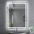 thumbnail image 2 of Brio Lighting GlareGuard 24x32" Rectangular Anti-Fog Dimmable Backlit LED Bathroom Vanity Mirror - Clear, 2 of 8