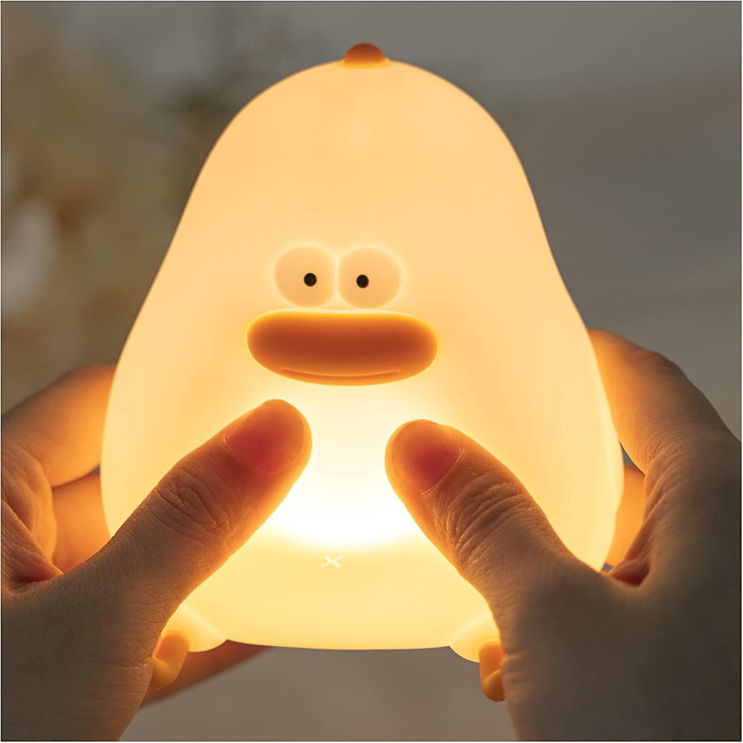 NinebeCJ Taian Cute Night Light For Kids, Abeechick Silicone Squishy
