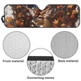 thumbnail image 6 of Yuyamidu Camo Deer Windshield Sun Shade for Jeep, USA Flag Windshield Sunshade for Wrangler TJ JK JL1997-2024,UV Ray & Heat Block Shades, 6 of 7