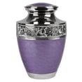 thumbnail image 2 of Perfect Memorials Small Lavender Bloom Cremation Urn, 2 of 4