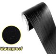 thumbnail image 4 of Borde adhesivo para papel tapiz Teemall 5 cm x 10 m, negro con veta de madera, 4 of 8