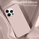 thumbnail image 3 of Funda compatible con iPhone 13 Pro Max de 6 funda protectora de cuerpo completo de silicona suave premium con forro de microfibra resistente a los arañazos para iPhone 13 Pro Max negroRosado Xemadio CZDZ-HY220-4, 3 of 7