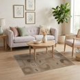 thumbnail image 3 of ODIKA 4'x6' Warm Earth Tones Abstract Design Washable Area Rug Modern Geometric Pattern with Clay Accents for Bedroom, Reading Nook, Pet Friendly & Non-Shedding, 3 of 7