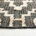 thumbnail image 3 of SAFAVIEH Natural Fiber Natalie Geometric Area Rug, Black/Ivory, 6' x 6' Round, 3 of 8