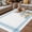 Sky Blue, variant on Coastal Starfish Outdoor Rug for Patio/Deck/Porch, Non-Slip Large Area Rug 5 x 8 Ft, Nautical Shells Coral Eucalyptus Stripes Indoor Outdoor Rugs Washable Area Rugs, Camping Rug Carpet Runner