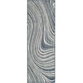 thumbnail image 3 of Unique Loom Outdoor Modern Collection Area Rug - Pool (2' x 6' 1" Runner Blue/Ivory), 3 of 7