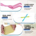 thumbnail image 3 of Roucerlin 14 Pieces Beginner Fondant Cake Decorating Tools Set, Plastic Fondant Sculpting Tools with Cake Scraper Smoother, Stripping Knife & Scissors, Fondant Modelling Cake Decoration Tool, 3 of 7