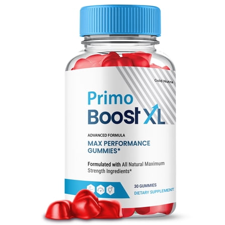 Primo Boost XL Gummies, Advanced Formula, PrimoBoost XL Supplement All Natural Formula, Maximum Strength (1 Pack)