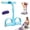 Blue-a, variant on Portable Pedal Resistance Band with Handle, Multifunction Tension Rope, Upgrade 6-Tubes Natural Rubber Foot Pedal Resistance Band, Elastic Yoga Fitness Bands for Abdomen, Waist, Arm, Leg