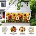 thumbnail image 2 of Garage Door Cover Banner 7 x 16 FT, Garage Door Curtains Backdrop with Grommets for Indoor Outdoor Wall Party Porch Yard Decorations Background, 2 of 9