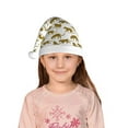 thumbnail image 5 of Naloa Leopard Print Santa Hat for Kids Baby Christmas Hats,Girls Boys Toddler Plush Xmas Holiday Hat,Luxury Santa Claus Hat, 5 of 6