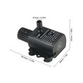 thumbnail image 4 of Mini Submersible Pump 12V 6W Quiet Brushless Waterproof Aquarium Circulator, 4 of 8