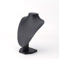 thumbnail image 1 of 3d Velvet Leather Necklace Display Pendant Chain Bust Bracket Jewelry Model Stand, 1 of 4