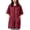 Red, variant on Short Sleeve Rain Jacket Women Waterproof Hooded Poncho Raincoat Full Zip Lightweight Windbreaker Raincoats with Pockets XL-4XL