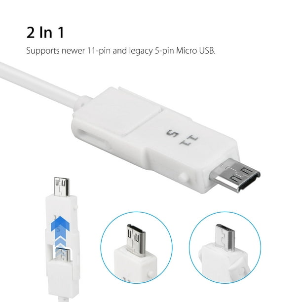 1.8m MHL Micro USB to 4K HDMI HDTV Adapter Cable for 11Pin Micro USB  Conector