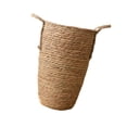 thumbnail image 4 of Canasta de plantería tejida de paja Cubierta de maceta de flores Casilla de planta de planta de planta de planta para la sala de estar Decoración del M, 4 of 8