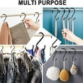 thumbnail image 7 of 12 Pack S Hooks for Hanging, 4 Inch Vinyl Coated S Hooks Heavy Duty, Steel Metal Rubber Coated Closet S Hooks for Hanging Plants Basket Jeans Clothes Bags Jewelry Towels Pot Pan Cups, 7 of 7