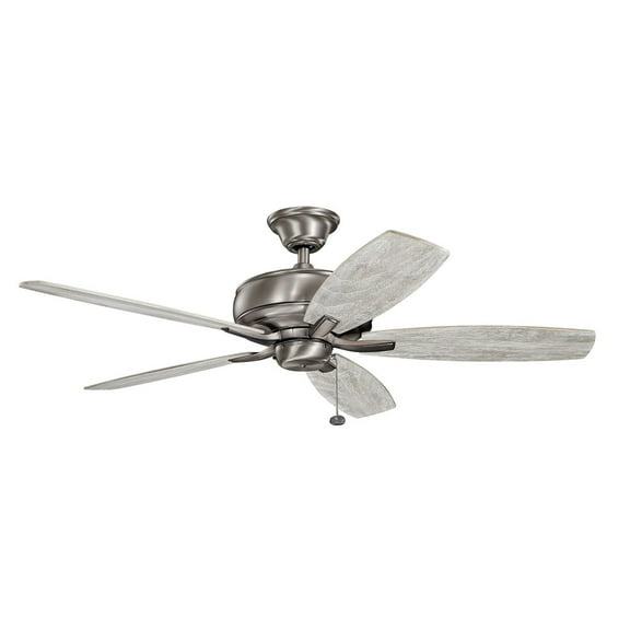 Kichler Terra 52" Burnished Antique Pewter Ceiling Fan with Reversible Blades