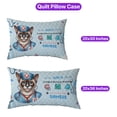 thumbnail image 5 of Just a Certified Nursing Assistant Cna Who Loves Her Siamese Quilt Pillowcase Cat Lover Kitten Owner Gifts Throw Pillow Cover Bed Home Decor - 00003, 5 of 5